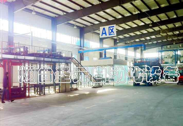 全自動包裝高位碼垛生產線圖