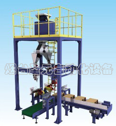 重力雙嘴閥口袋包裝機圖